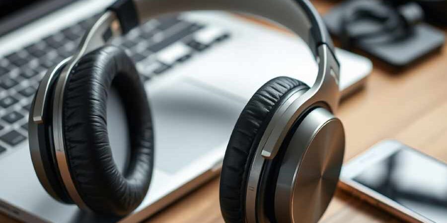 Foto Cuffie wireless ideali per musica, chiamate e sport. Suono di alta qualità e comfort