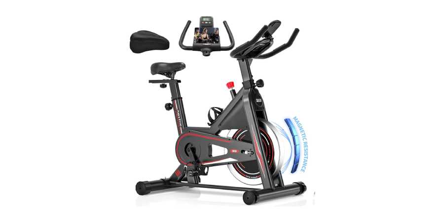 Cyclette DMASUN – Bicicletta statica con resistenza magnetica e display LCD